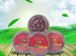 Hạt điều rang muối hộp tròn 500g
